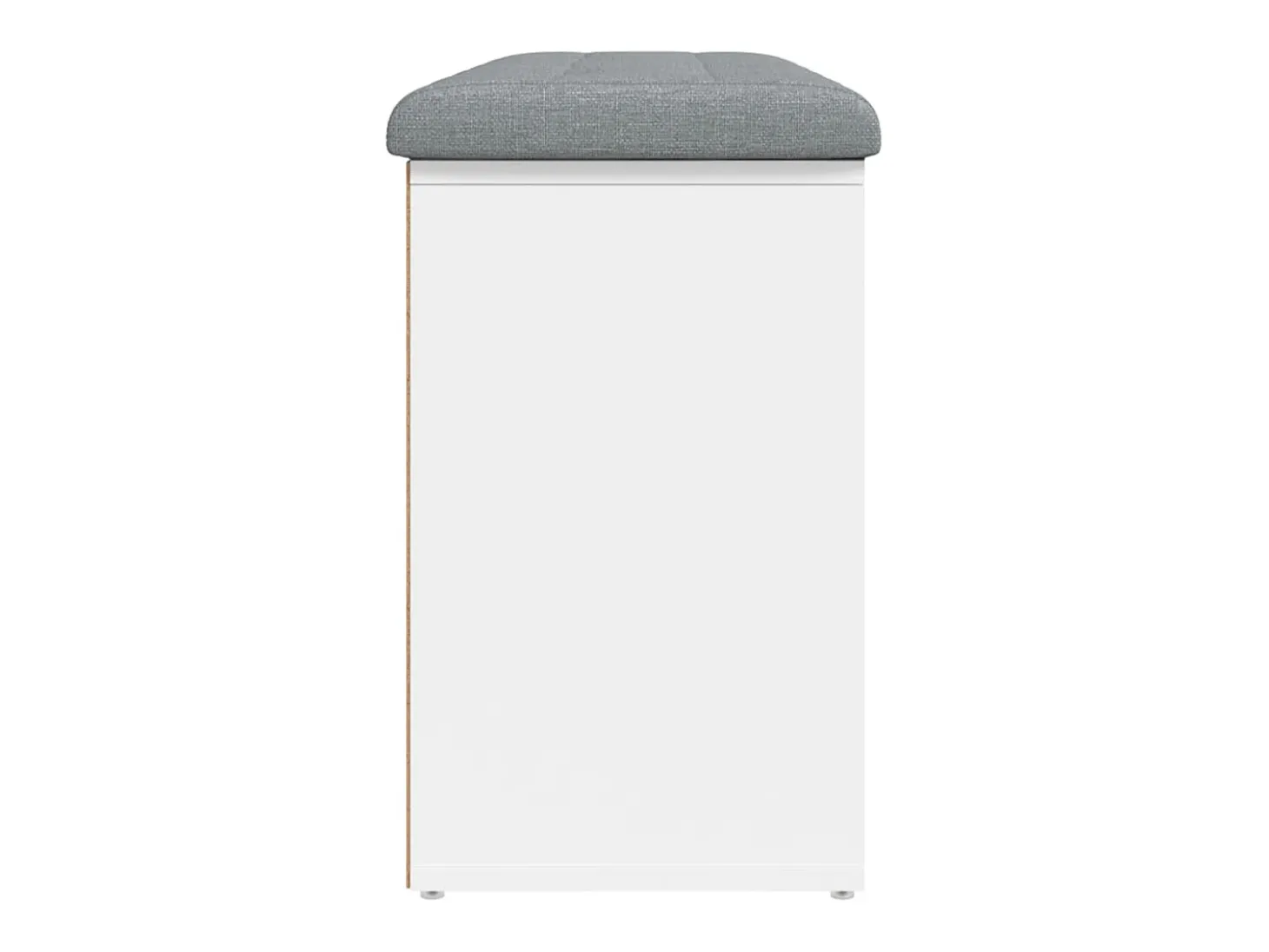 Banco zapatero blanco 102x32x50 cm madera de ingeniería