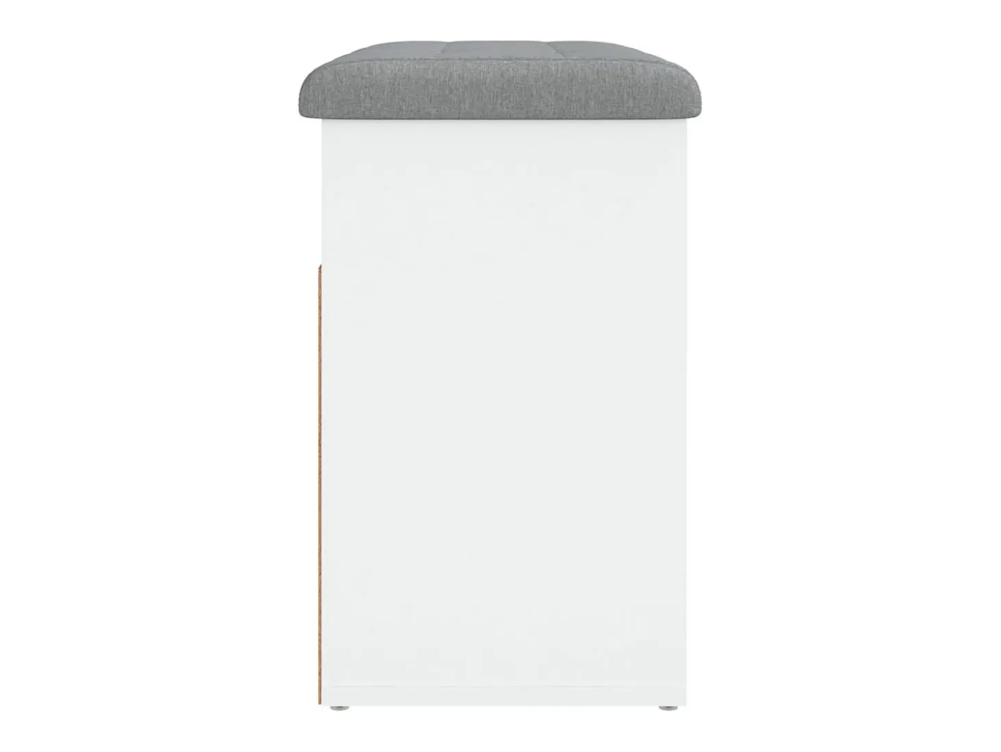 Banco zapatero blanco 62x32x50 cm madera de ingeniería