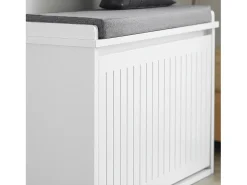 Banco Zapatero con 1 Cajón Organizador para Zapatos 62 x 26 x 46 cm FSR98-W SoBuy ES