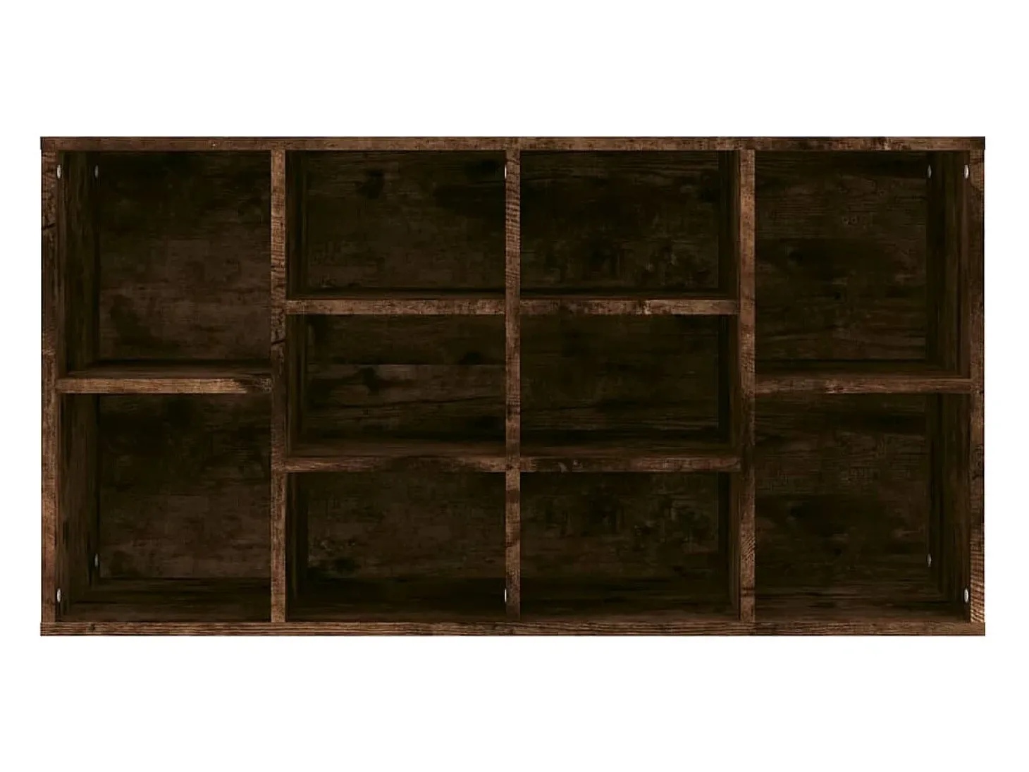 Banco zapatero de roble ahumado 103x30x54,5 cm Madera de ingeniería