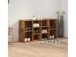 Banco zapatero Madera vieja 103 x 30 x 55 cm Madera de ingeniería