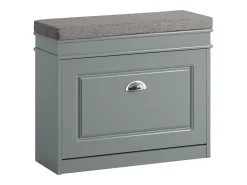 Banco Zapatero Organizador para Zapatos con 1 Solapa Gris 61 x 24 x 51 cm FSR82-K-HG SoBuy ES