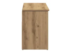 Banco zapatero roble artesanal 102x30,5x45cm madera de ingeniería