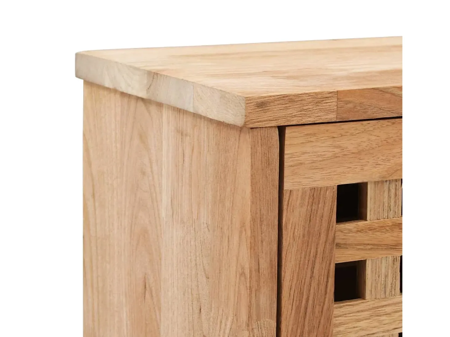 Banco zapatero 94x20x38cm Madera maciza de nogal
