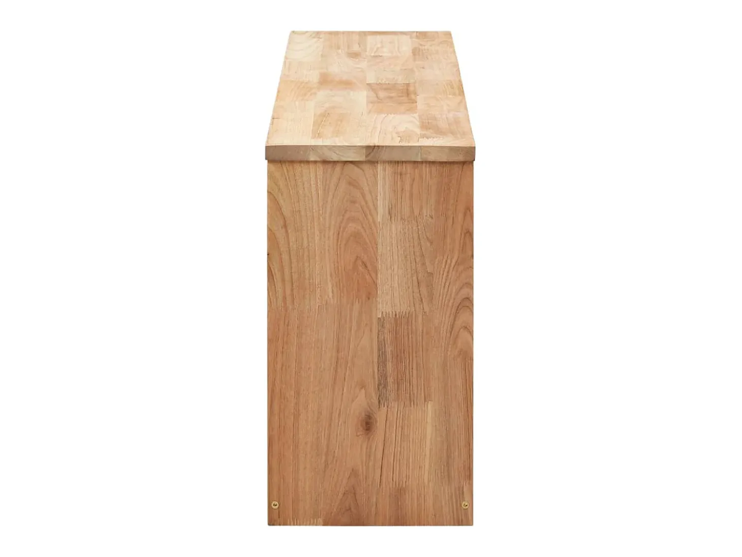 Banco zapatero 94x20x38cm Madera maciza de nogal
