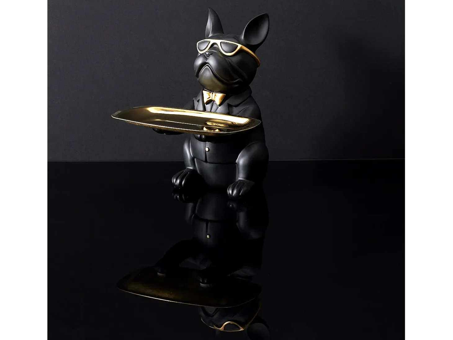 Bandeja de bolsillo deco cool bulldog sitting