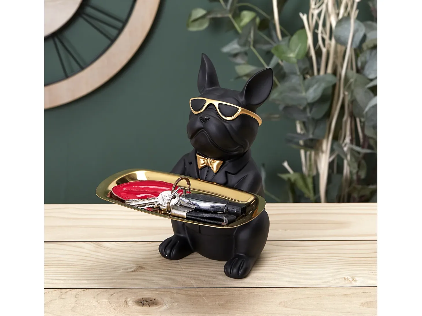 Bandeja de bolsillo deco cool bulldog sitting