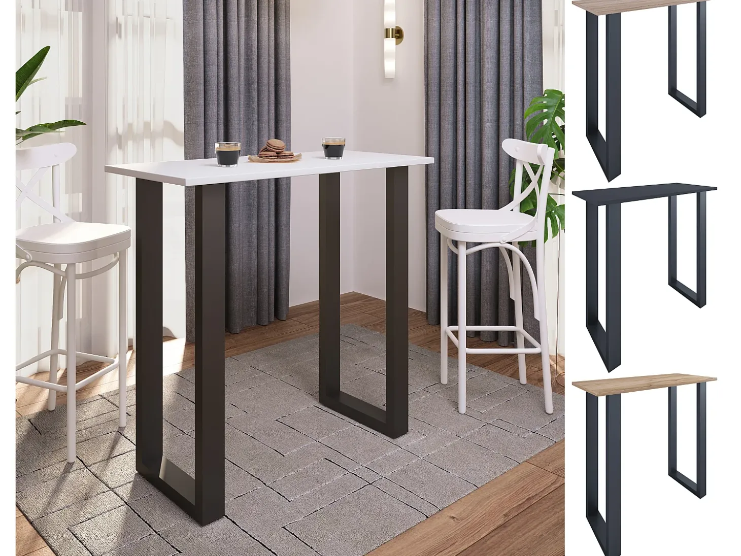 Barbacoa Xona Plata / Blanco AL. 102 x AN. 110 x P. 50 cm