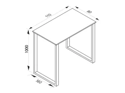 Barbacoa Xona Plata / Roble Sonoma AL. 102 x AN. 110 x P. 80 cm