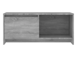 Bay Village Mueble de TV madera de ingeniería gris Sonoma 90x35x40 cm
