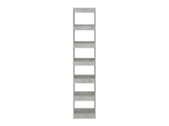 Biblioteca Estantería - divisor de espacios gris hormigón 40x30x198 cm ES82268