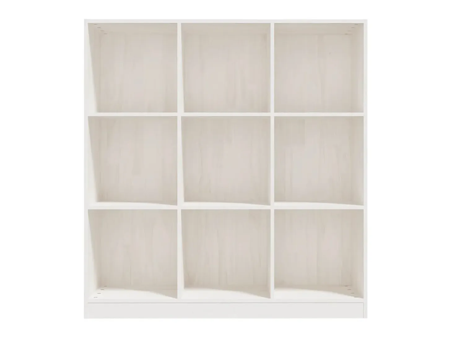 Biblioteca Estantería - divisor espacios madera pino blanco 104x33,5x110 cm ES20196