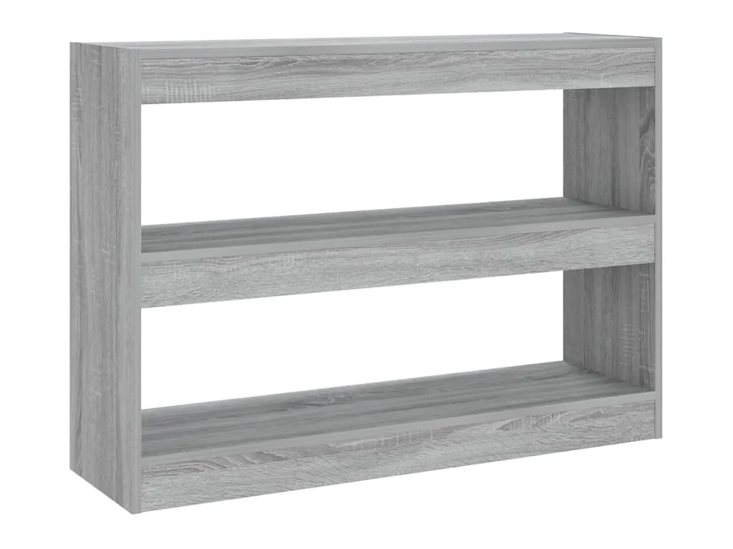Biblioteca Estantería - divisor de espacios gris Sonoma 100x30x72 cm ES26541