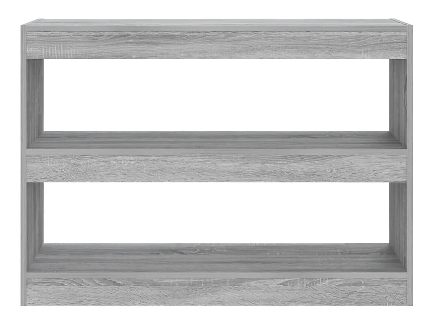 Biblioteca Estantería - divisor de espacios gris Sonoma 100x30x72 cm ES26541