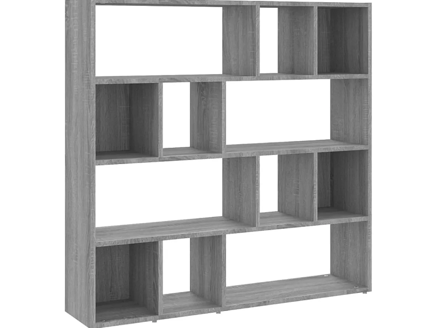Biblioteca Estantería - divisor de espacios gris Sonoma 105x24x102 cm ES58764