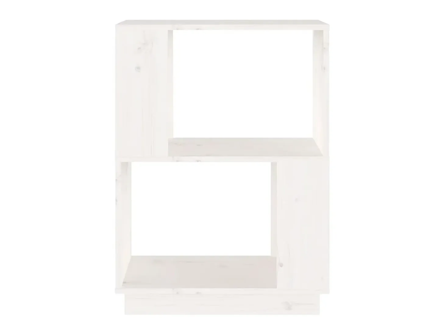 Biblioteca Estantería - divisor de espacios madera pino blanco 51x25x70 cm ES43869