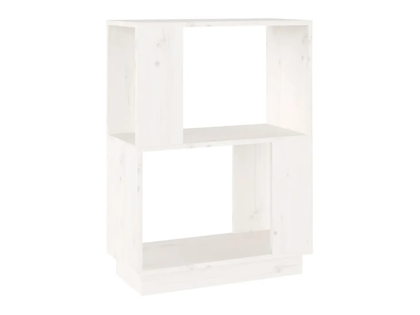 Biblioteca Estantería - divisor de espacios madera pino blanco 51x25x70 cm ES43869