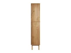 Biblioteca Estantería con 2 cajones OTTA madera maciza de pino marrón ES85394