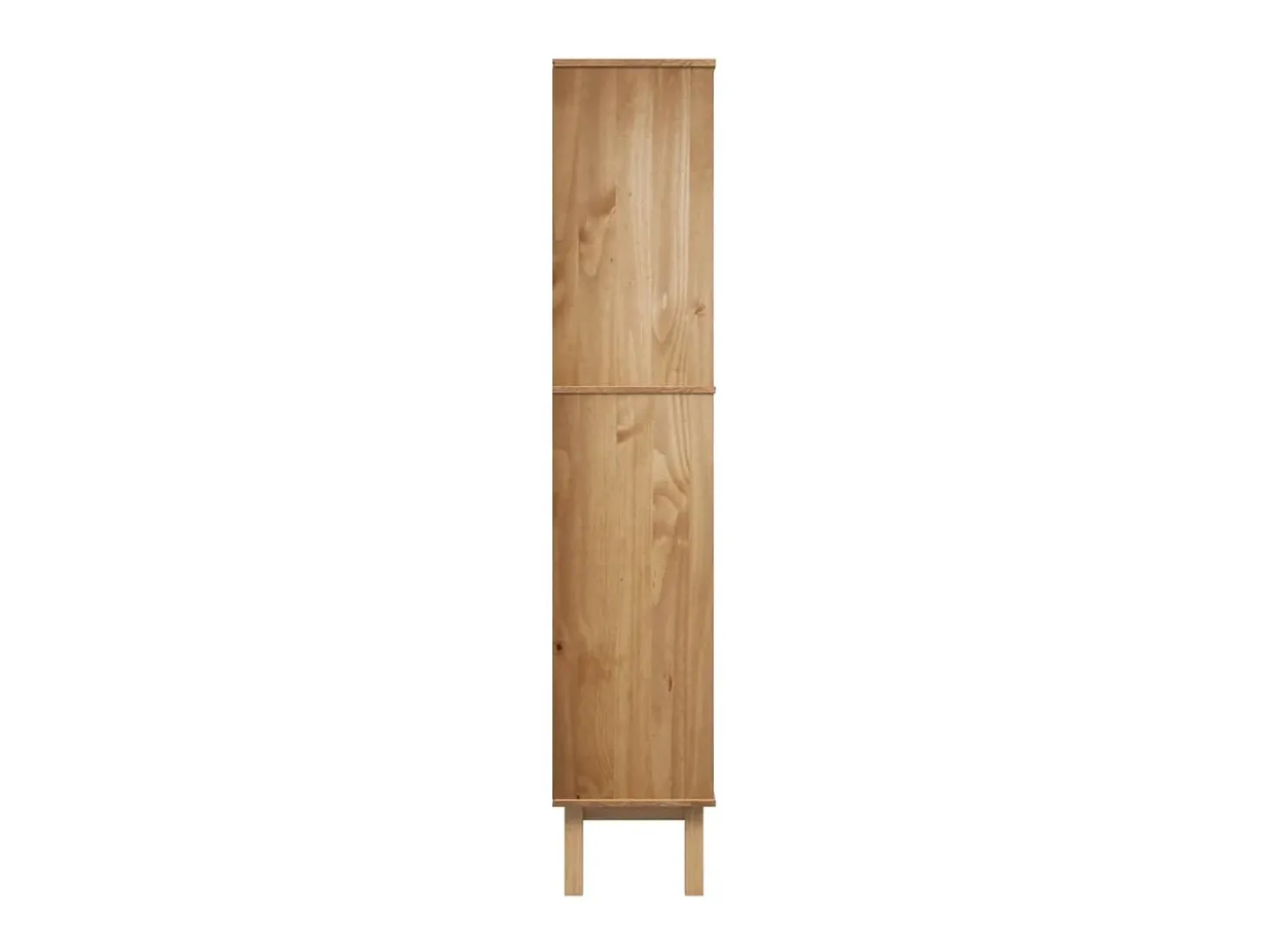 Biblioteca Estantería con 2 cajones OTTA madera maciza de pino marrón ES85394