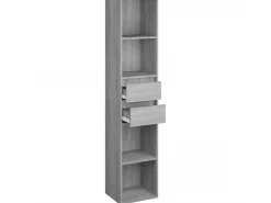 Biblioteca Estantería de madera contrachapada gris Sonoma 36x30x171 cm ES33097