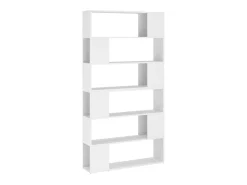 Biblioteca Estantería divisor de espacios blanco 100x24x188 cm ES26646