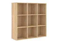 Biblioteca Estantería madera de ingeniería roble Sonoma 98x29x97,5 cm ES80410