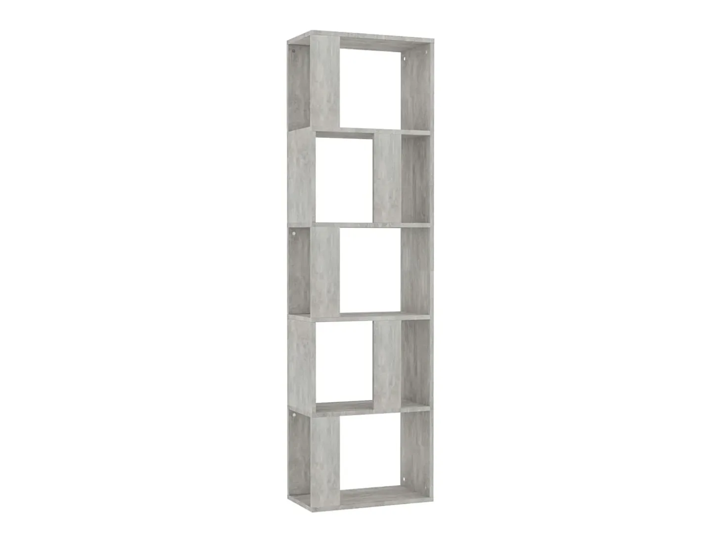 Biblioteca Estantería madera contrachapada gris hormigón 45x24x159cm ES58231