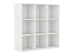Biblioteca Estantería madera de ingeniería blanco 98x29x97,5 cm ES96424