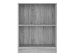 Biblioteca Estantería madera de ingeniería gris Sonoma 60x24x76 cm ES39257