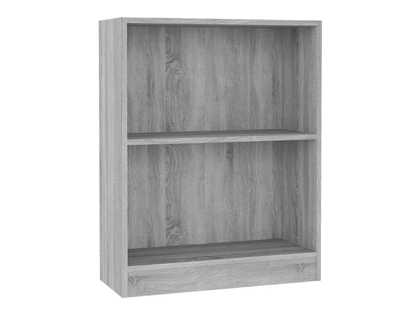 Biblioteca Estantería madera de ingeniería gris Sonoma 60x24x76 cm ES39257
