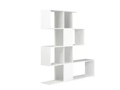 Biblioteca separador blanco lacado brillante A147 cm COMO