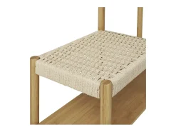 BIZA entreehal – Bamboe & gevlochten touw – Boheemse/Scandinavische stijl
