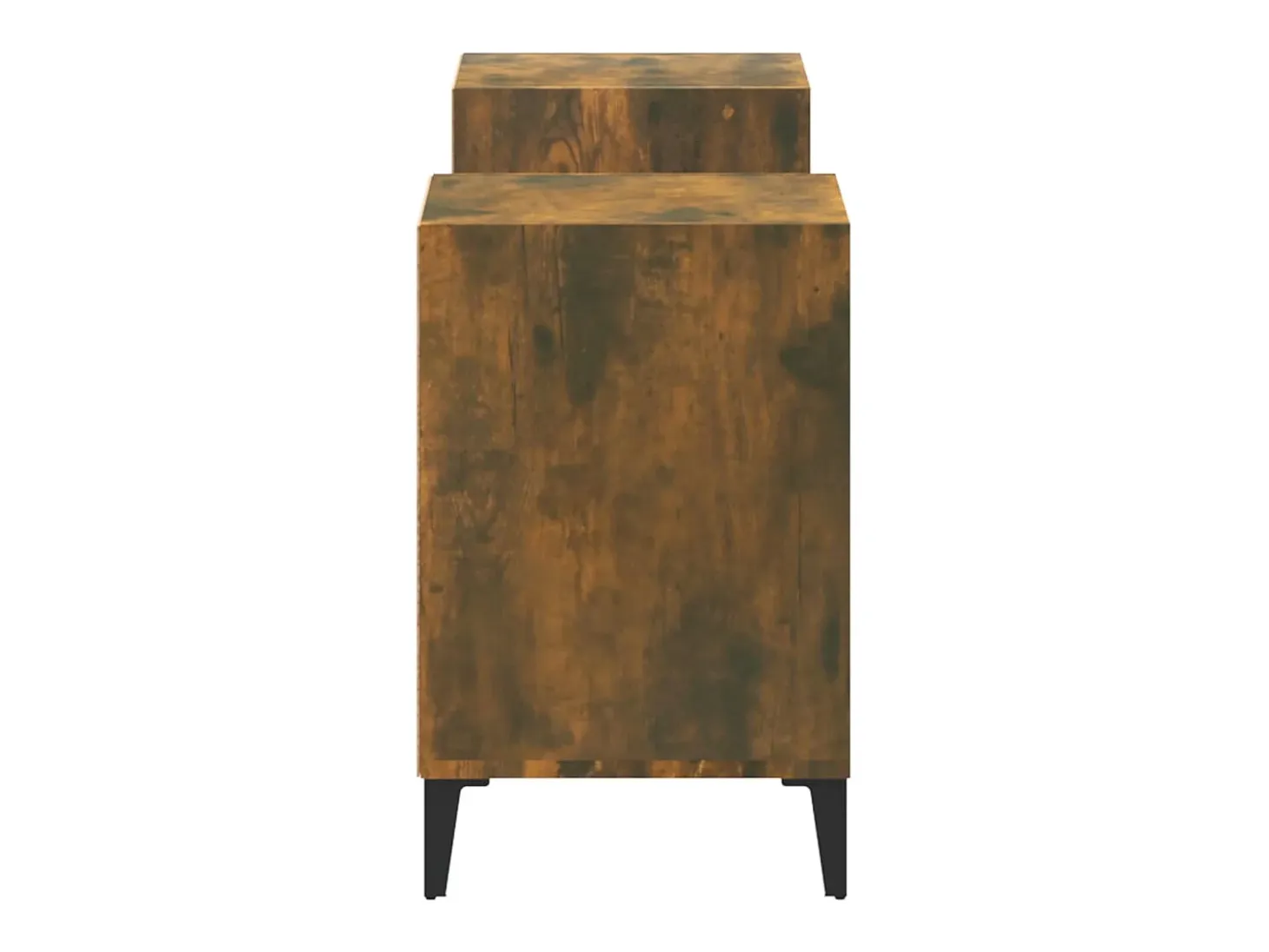 Blakely Mueble para TV madera contrachapada roble ahumado 160x35x55 cm