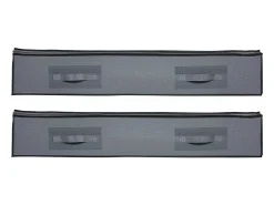Bolsas de Almacenamiento para Debajo de la Cama SucceBuy, 6 Unidades de 90 L, Organizador de Zapatos para Debajo de la Cama con Tapas Transparentes, Gris
