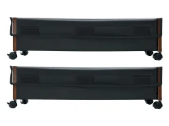 Bolsas de Almacenamiento SucceBuy para debajo de la Cama con Ruedas Bloqueables, Organizador de Zapatos para debajo de la Cama 2 Piezas de 65 x 46 x 18 cm