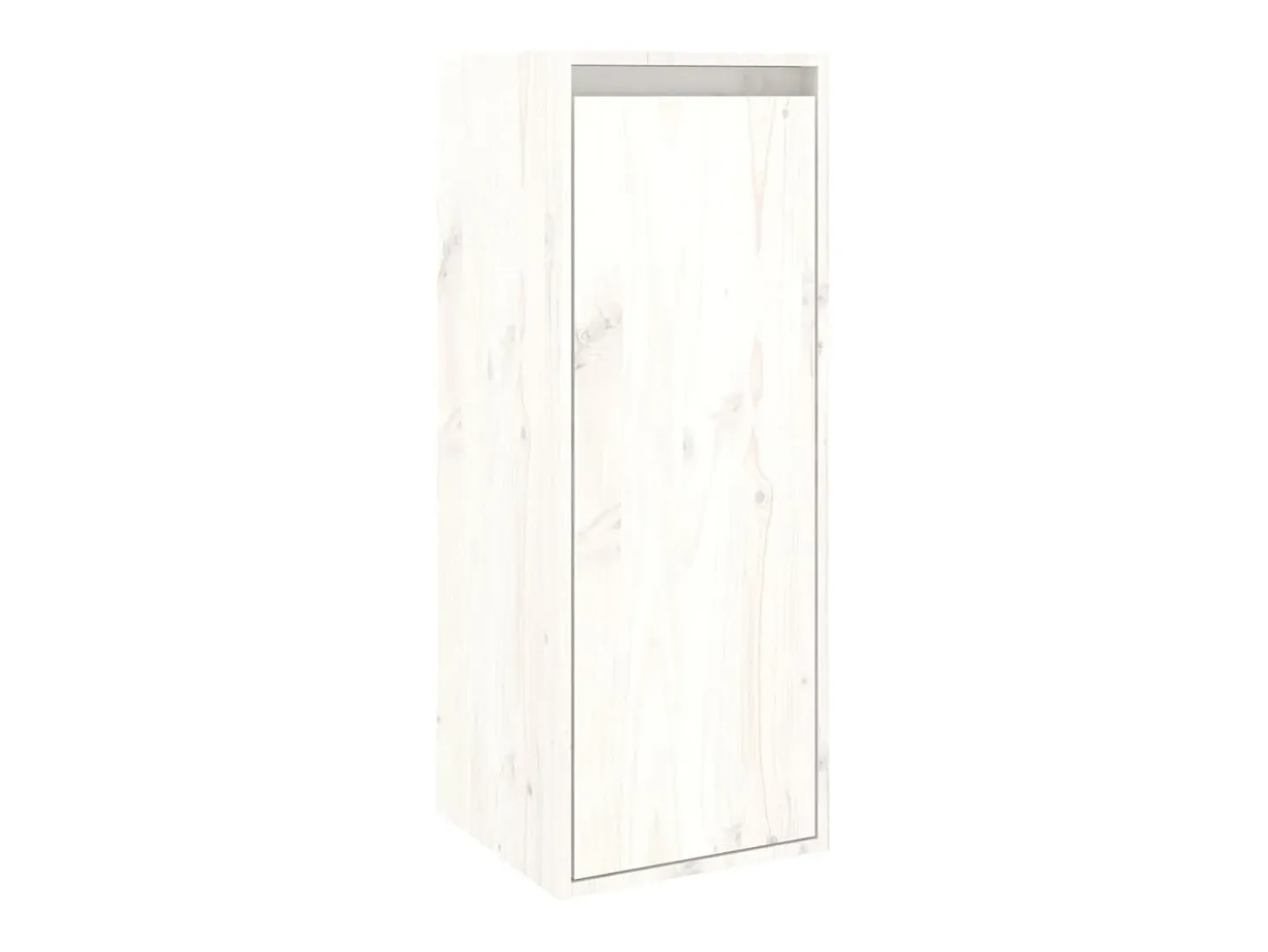 Brynjolf Muebles para TV 4 piezas madera maciza de pino blanco
