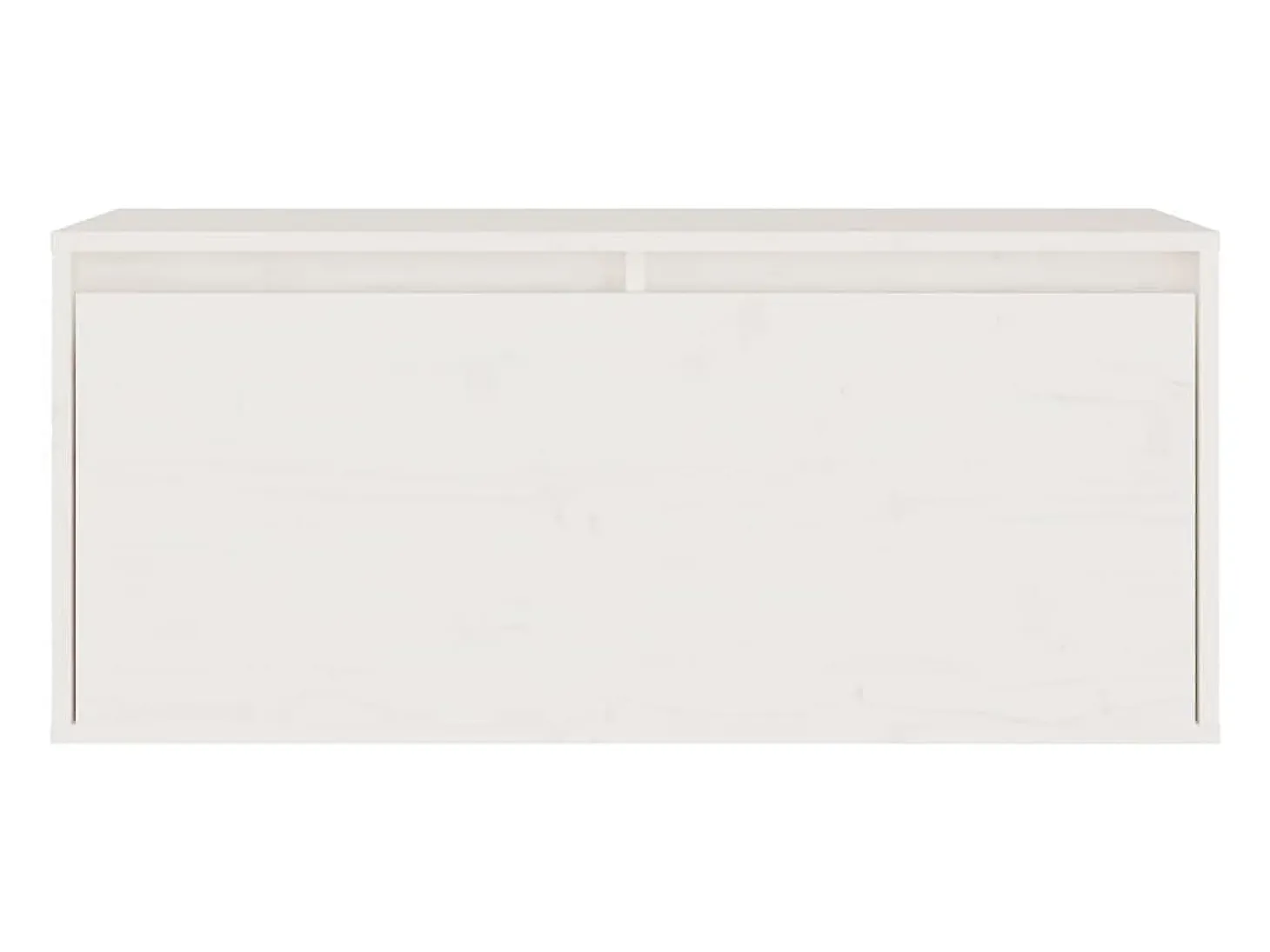 Brynjolf Muebles para TV 4 piezas madera maciza de pino blanco