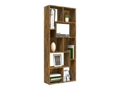Burtonsville Estantería madera contrachapada color roble ahumado 67x24x161cm