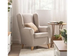 Butaca de lectura de Poliéster Beige 103 x 75- Isabela