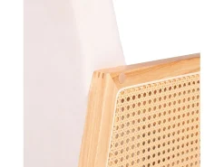Butaca Mecedora Ember Crema - Ratán