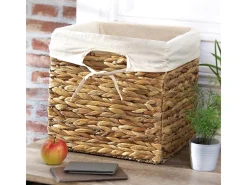 Caja de almacenaje de jacinto de agua - 28 x 28 x 28 cm