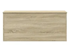Caja de almacenaje madera ingeniería roble Sonoma 100x42x46 cm ES172026