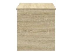 Caja de almacenaje madera ingeniería roble Sonoma 100x42x46 cm ES172026