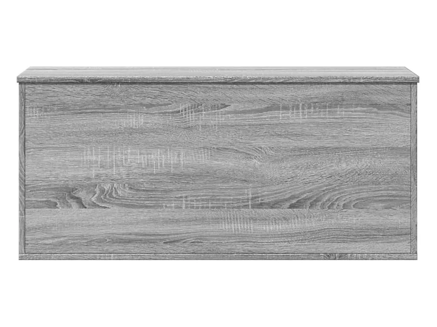 Caja de almacenaje madera ingeniería gris Sonoma 100x42x46 cm ES574917