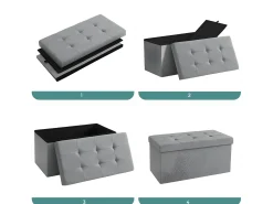 Caja de almacenamiento - L76 cm
