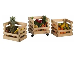 Caja de almacenamiento con ruedas Evolution (Juego de 3)