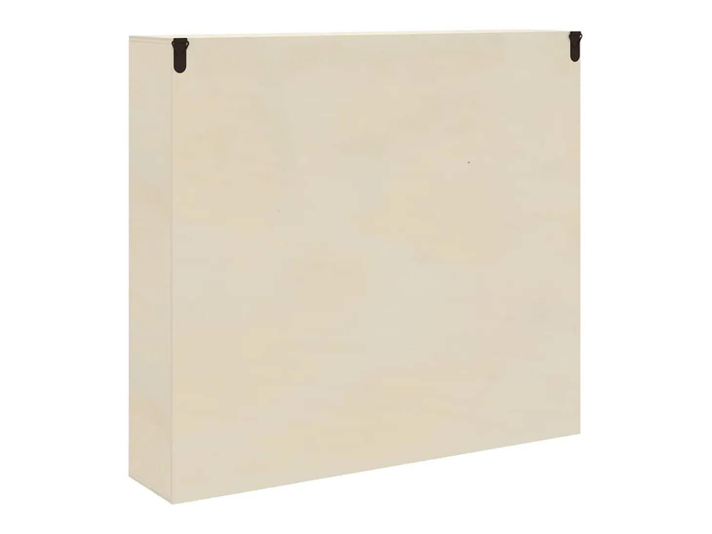 Caja de exhibición de madera marrón 40 x 8,5 x 37 cm Contrachapado