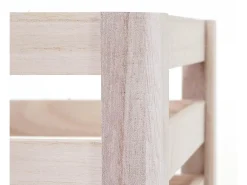 Caja de madera MCW-C56 (juego de 3), color natural