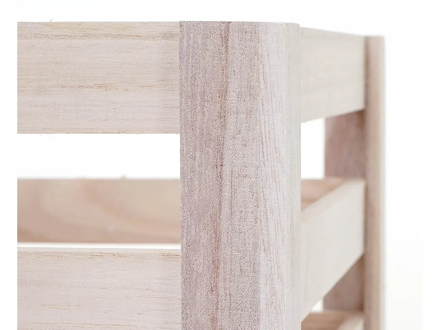 Caja de madera MCW-C56 (juego de 3), color natural