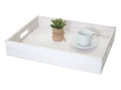 Caja de madera MCW-C20 (juego de 6), blanco desgastado